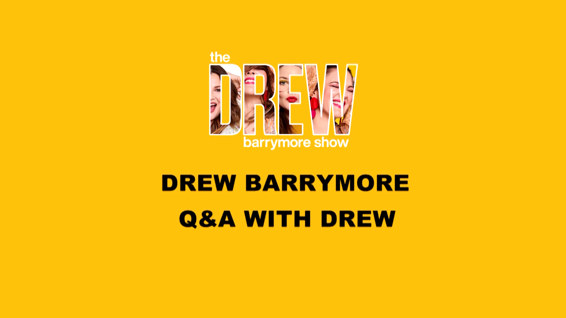 CW26 Drew Barrymore Answers Questions About Her New Show