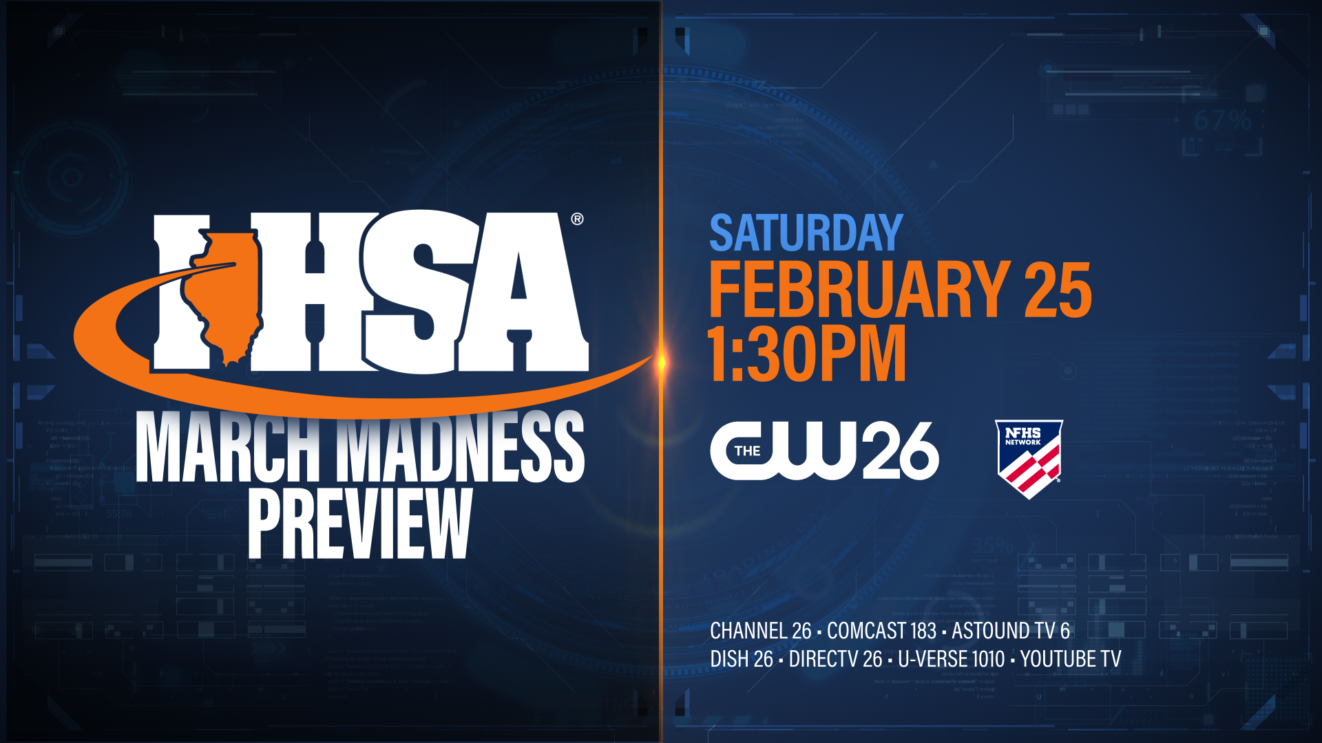 CW26 Get Amped up with Our IHSA March Madness Preview